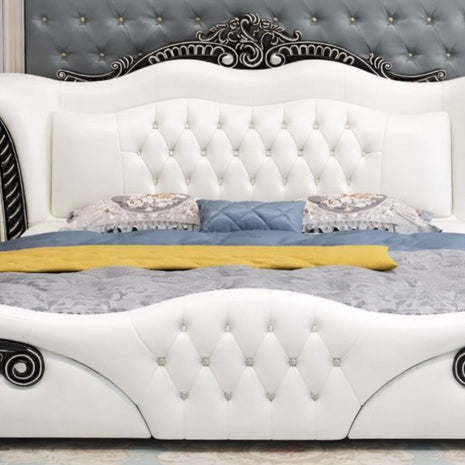Royal European Leather Bed / Ruchi