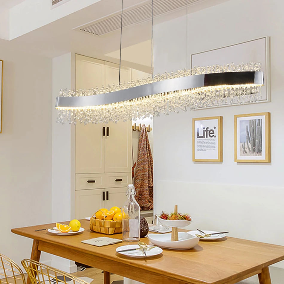 Modern Crystal Shiny Style LED Chandelier / Ruchi