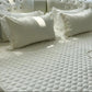 Cotton Round Fitted Bedsheet And Pillows