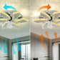 Modern Remote Control Ceiling Fan With LED Light / Ruchi