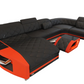 LED Sectional Sofa With Leather Upholstery