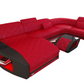 LED Sectional Sofa With Leather Upholstery