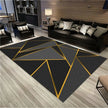 Modern Polyester Fiber Living Room Rug