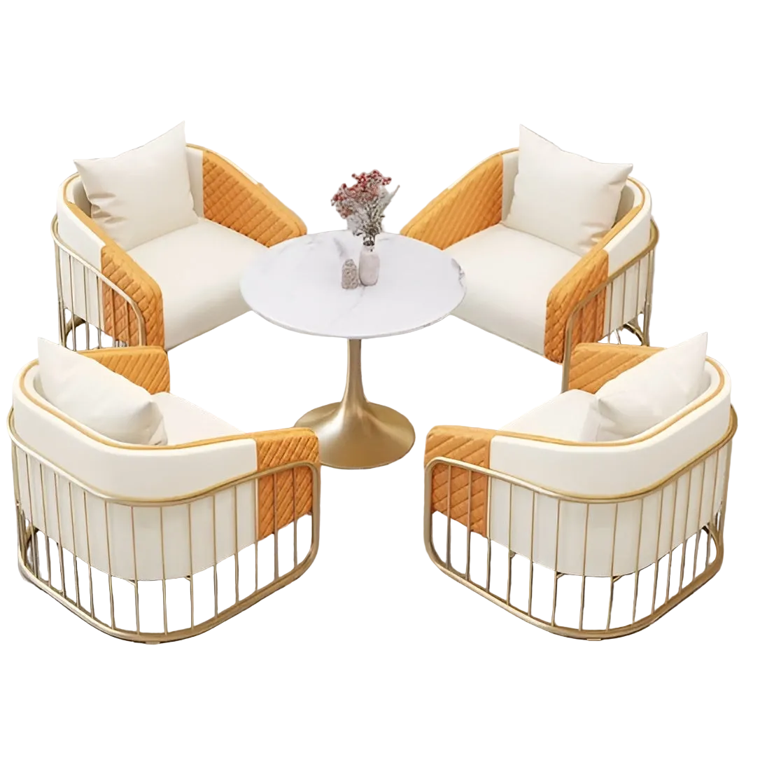 2 Piece Leather Accent Chairs For Living Room