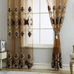Embroidery Tulle Window Curtain For Living Room / Ruchi