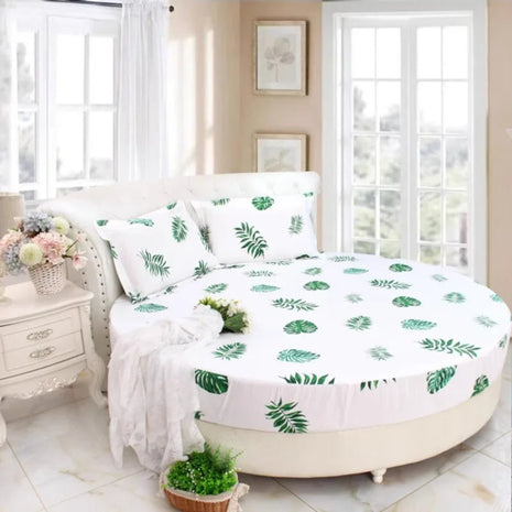 Cotton Round Fitted Bedsheet / Ruchi