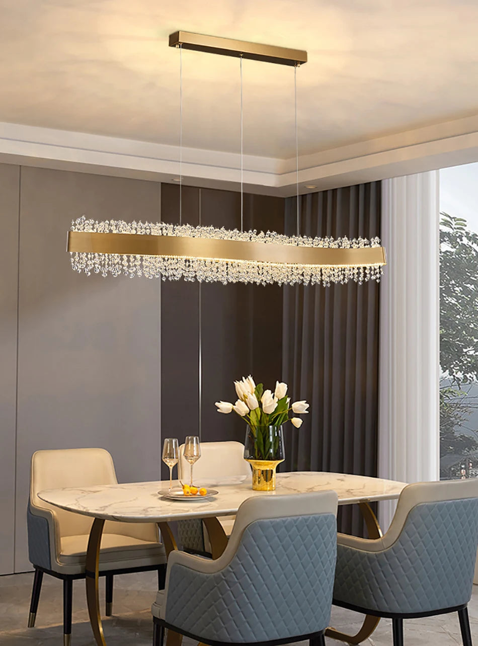 Modern Crystal Shiny Style LED Chandelier / Ruchi