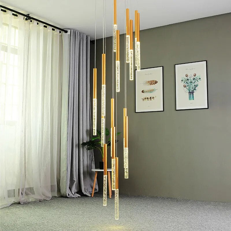 Large LED Multi Light Pendant Chandelier / Ruchi