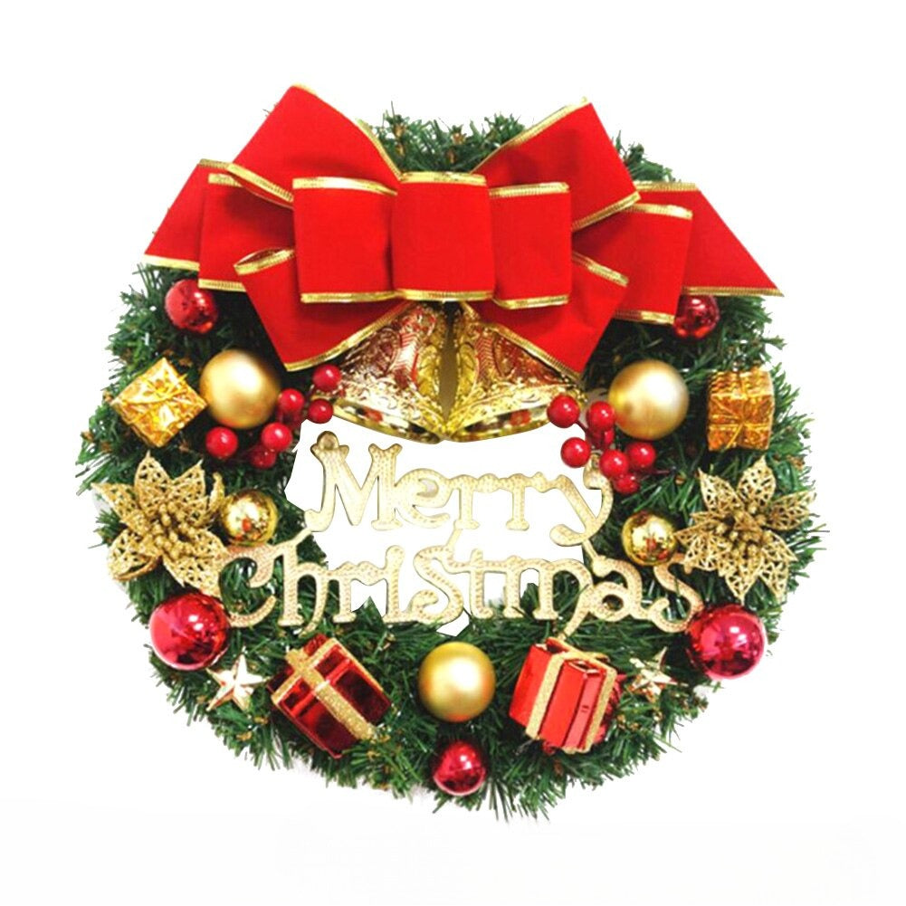 Artificial Christmas Wreath With LED Lights / Ruchi