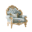 Liville Floral Fabric European Sofa Set / Ruchi
