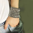 Round Stone Beaded Bracelet For Women / Ruchi
