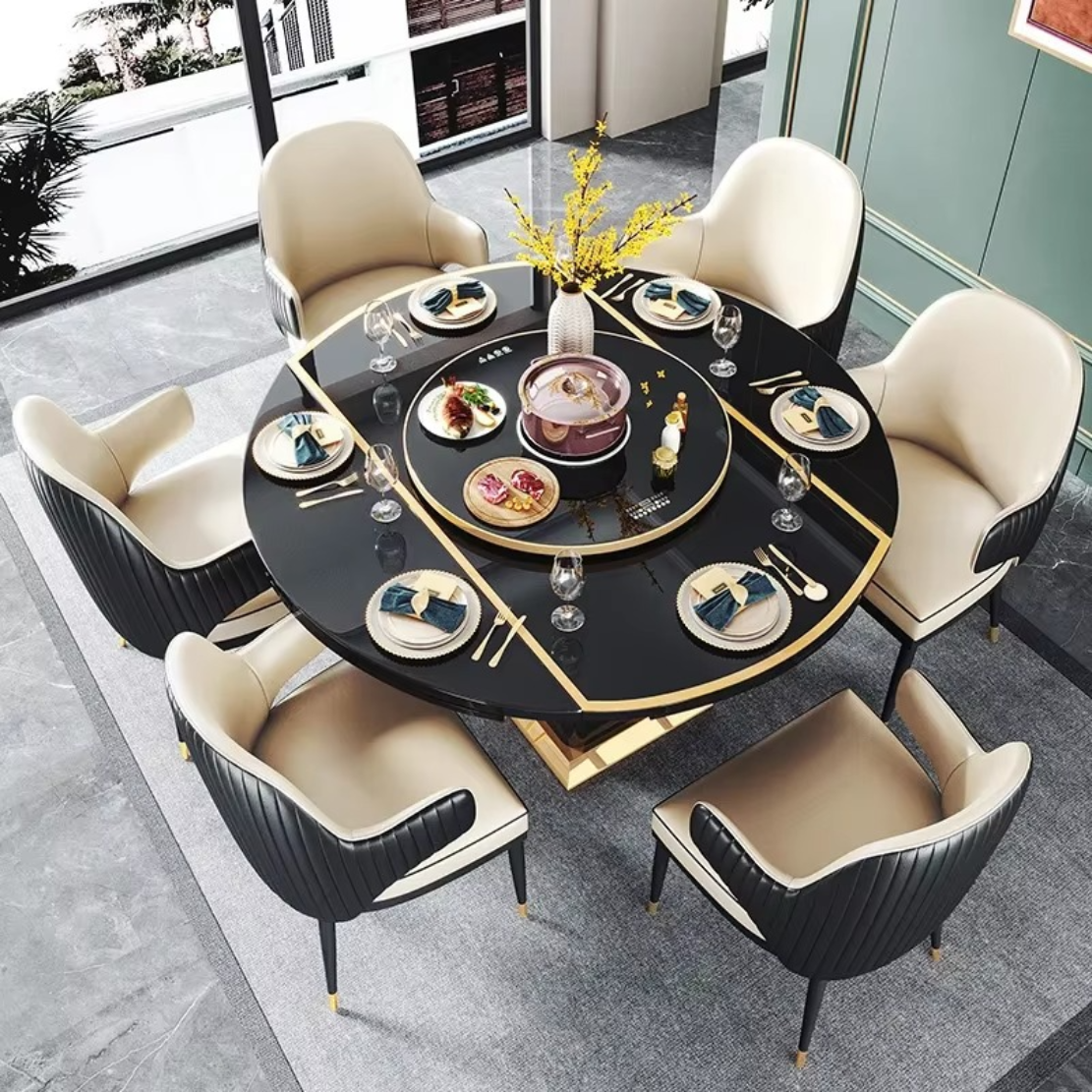 Smart-Heating Extendable Dining Table Set / Ruchi
