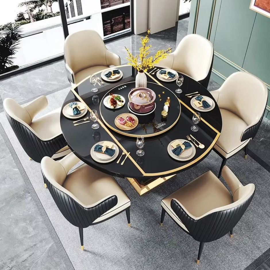 Smart-Heating Extendable Dining Table Set / Ruchi