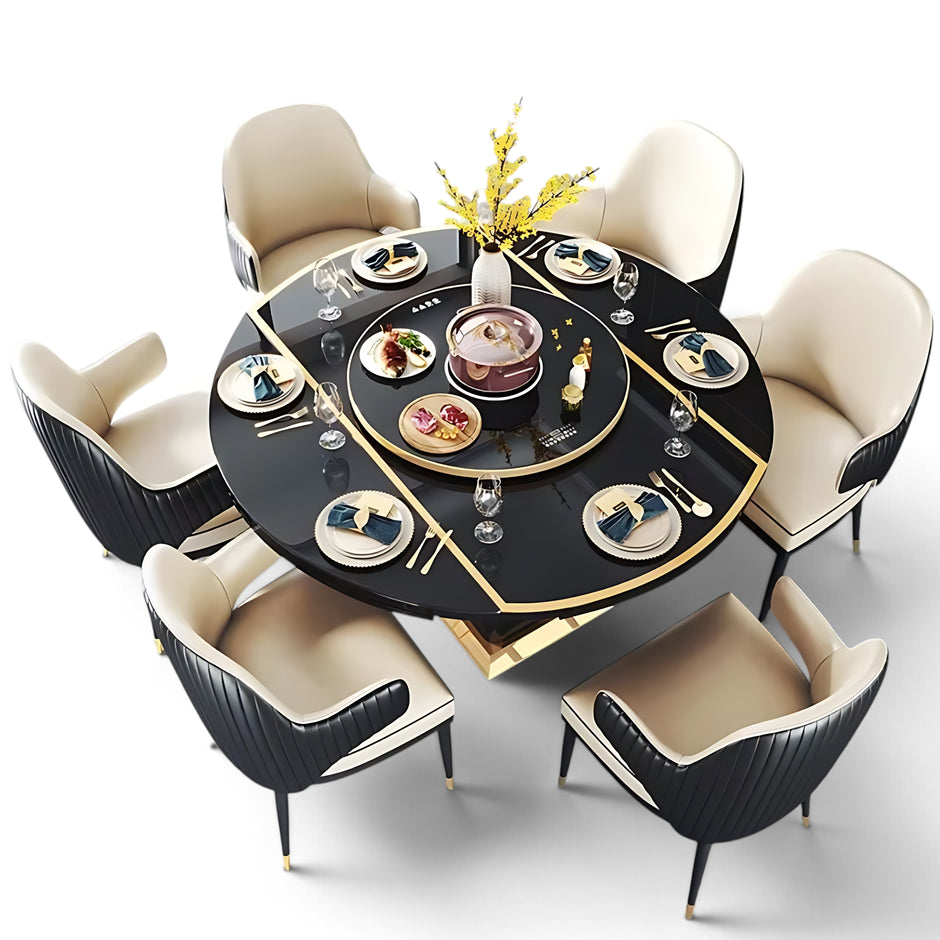 Smart-Heating Extendable Dining Table Set / Ruchi