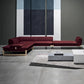 Modern L-Shaped Velvet Sectional Sofa   / Ruchi
