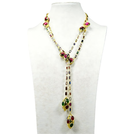 Modern Long Sweater Chain Necklace / Ruchi