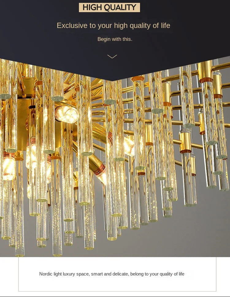 Contemporary Glorious LED Crystal Chandelier