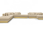Fabric Upholstered Sectional Sofa / Ruchi