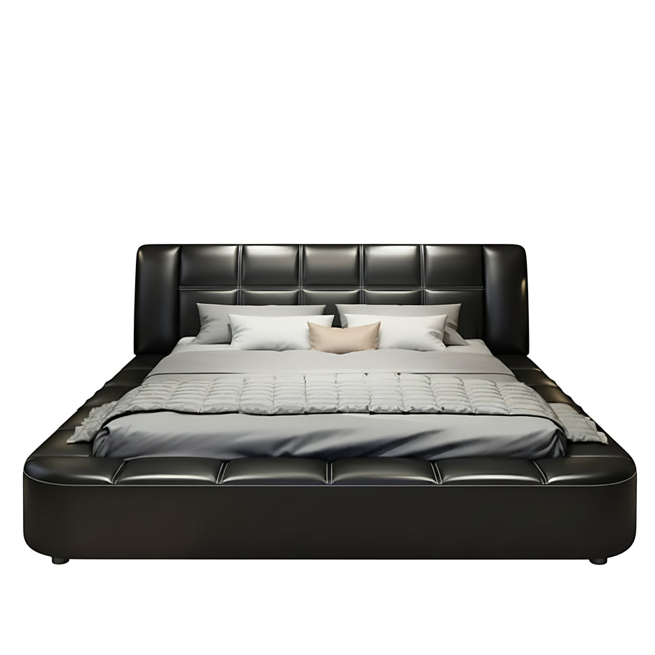 King Size Genuine Leather Bed / Ruchi