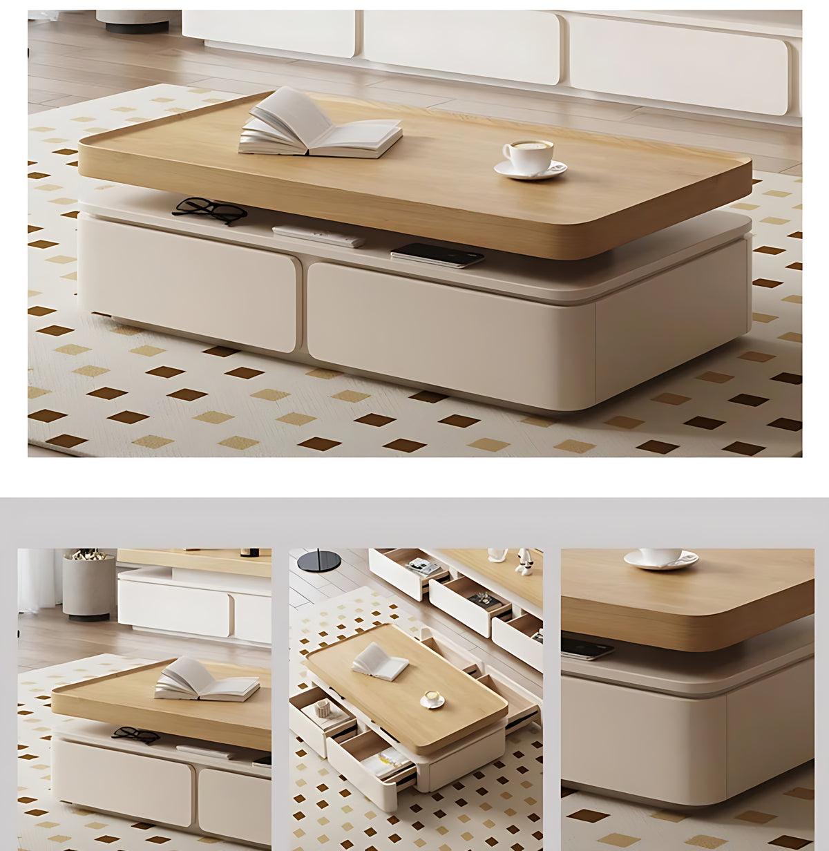 Modern Wooden Coffee Table / Ruchi