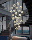 LED Ball Pendant Light Chandelier For Staircase / Ruchi