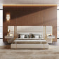 Leather Upholstered King Size Bed / Ruchi