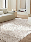 Traditional Large Rectangular Area Rug / Ruchi