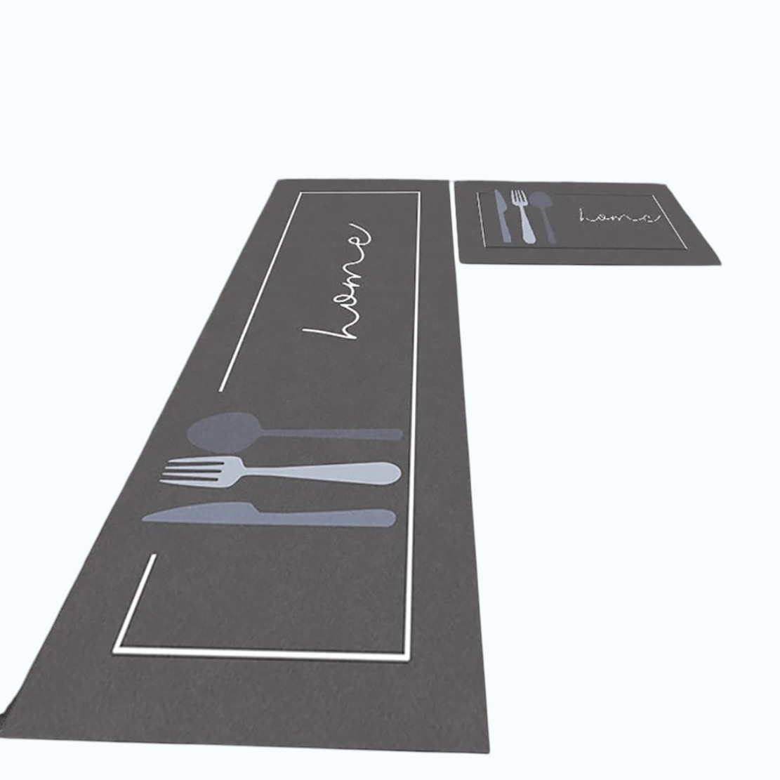 Set Of 2 Elegant Non-Slip Water Absorbent Kitchen Floor Mat
