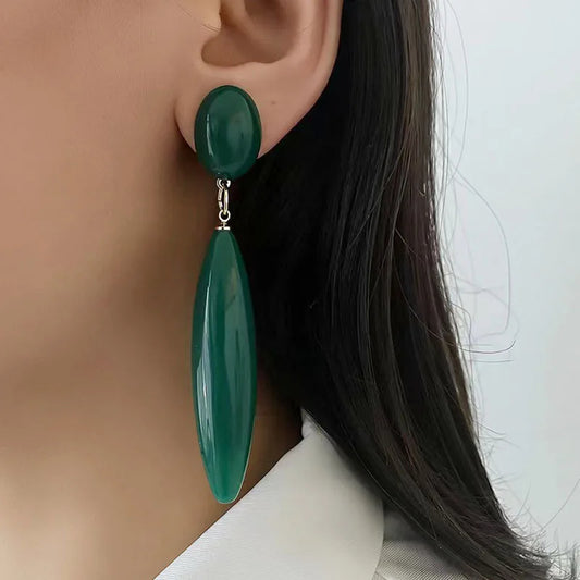 Modern Stud Green Earring For Women / Ruchi