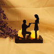 Romantic Couple Decorative Metal Candle Holder / Ruchi