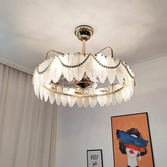 Luxury Ceiling Fan With LED Lights And Remotet / Ruchi