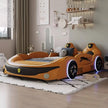 Children's LED Leather Car Bed with Speaker / Ruchi