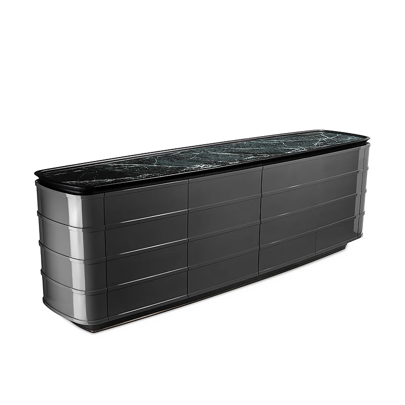 Marble Top Buffet Table With Storage / Ruchi