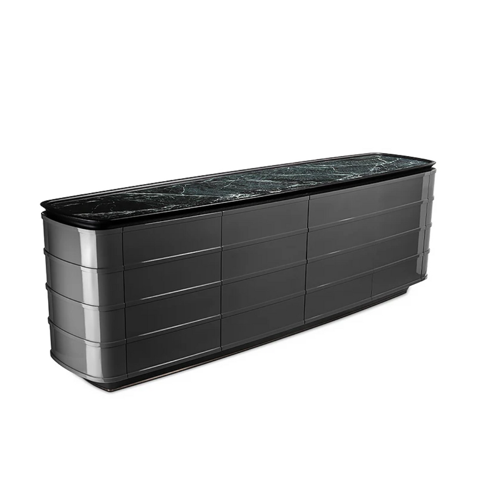 Marble Top Buffet Table With Storage / Ruchi