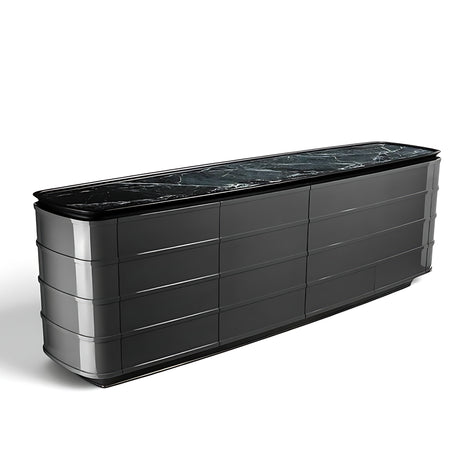 Modern Marble Top Buffet Table With Storage / Ruchi