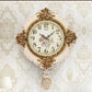 Luxury Floral Style Decoration Wall Clock / Ruchi
