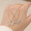 Double Layered Crystal Pendant Necklace / Ruchi