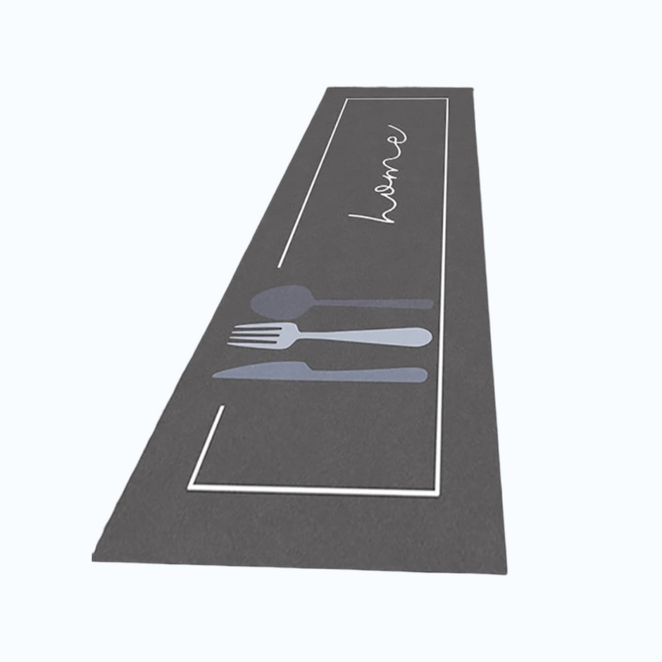 Set Of 2 Elegant Non-Slip Water Absorbent Kitchen Floor Mat