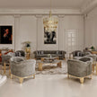 Luxury Velvet Living Room Sofa Set / Ruchi