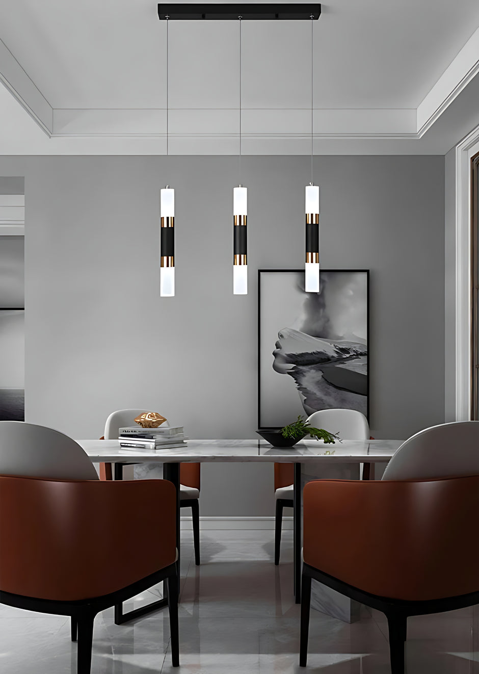Modern Parallel Design LED Pendant Light / Ruchi