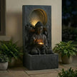 28'' Resin LED Buddha Waterfall Outdoor Fountain / Ruchi
