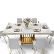 Marble Dining Table Set For 6 / Ruchi