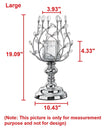 Vintage Metal Candle Holder Glass / Ruchi