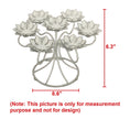 Lotus Design Decorative Metal Candle Holders / Ruchi