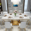 Marble Dining Table Set For 6 / Ruchi