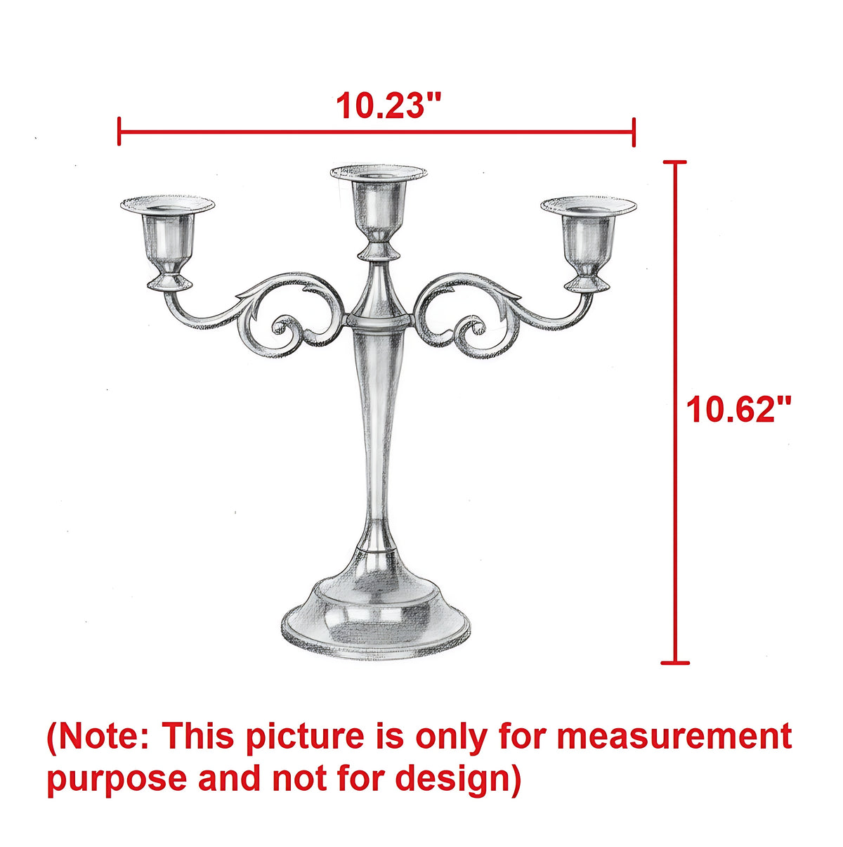 Vintage Metal Candle Holder Centerpiece / Ruchi