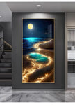 Entrance Wall LED with Painting / Ruchi