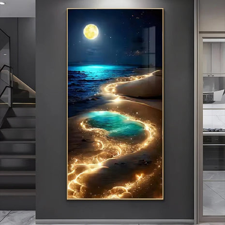 Entrance Wall LED with Painting / Ruchi