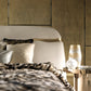 Crackel Design Leather Bedroom Set / Ruchi