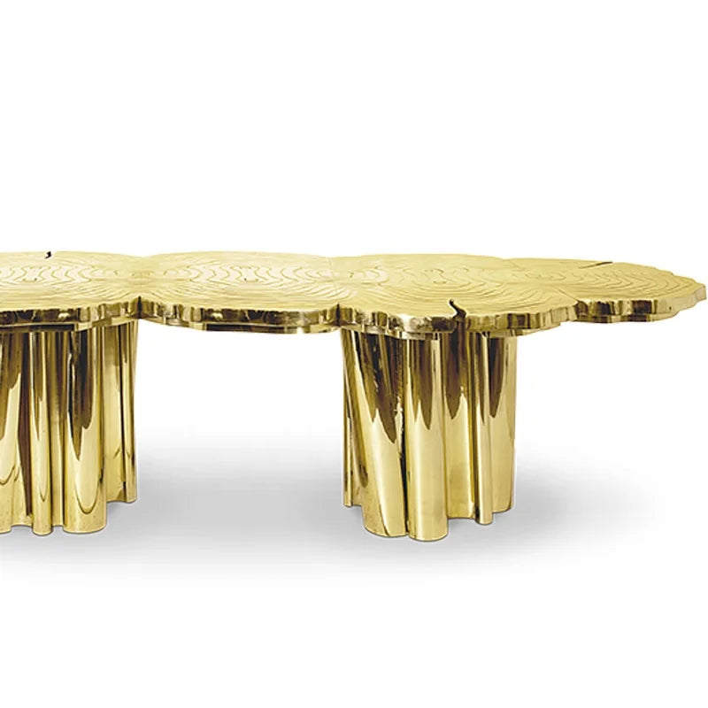 Modern Luxurious Metal Dining Table / Ruchi